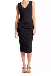 Michael Stars Ultra Rib Midi Dress with Slit SIZE XS